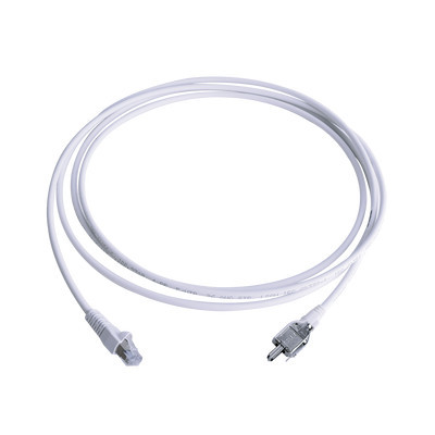 SIEMON - T2E2-02M-B02L - Patch Cord TERA Cat5e 10/100BASE-T de 2 pares y conector modular LS0H Color Blanco 2 metros