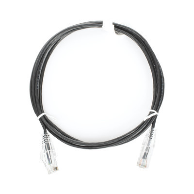 LINKEDPRO - LP-UT6-150-BK-28 - Cable de Parcheo Slim UTP Cat6 - 1.5 m Negro Diámetro Reducido (28 AWG)