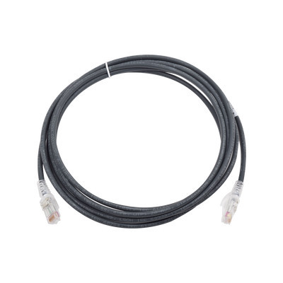 SIEMON - MC6-10-01B - Patch Cord MC6 Modular Cat6 UTP CM/LS0H 10ft Color Negro Versión Bulk (Sin Empaque Individual)