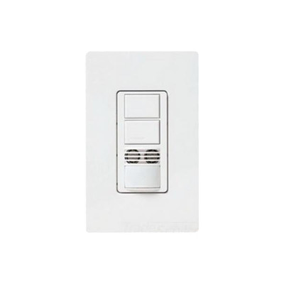 LUTRON ELECTRONICS - MS-B202-WH - Interruptor con Sensor de Ocupación Doble Tecnología Para Detección de Movimiento Color Blanco