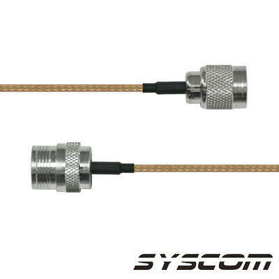 EPCOM INDUSTRIAL - SNH-142-TNCI-60 - Cable RG142 con conectores N Hembra en un extremo y en el otro TNC Macho Inverso.