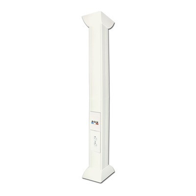 THORSMAN - TH-P-3M - Pole Blanco de 3m para instalaciones eléctricas voz y datos No incluye accesorios se venden por separado los modelos TEK100DUPLEX( accesorios de fijacion y contacto duplex) y TEK100UNI ( soporte y tapa universal) (13000-01000)