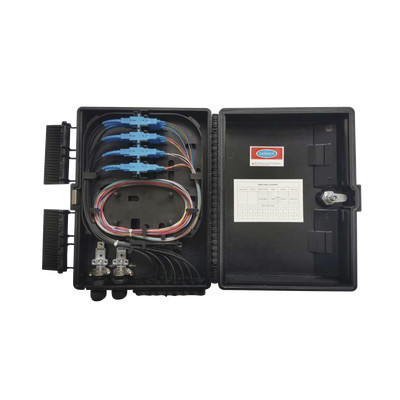 FIBERHOME - GFS-16G - Cierre de Empalme para 24 fusiones de fibra óptica Interior/Exterior con 16 acopladores SC/APC y splitter 1x16 IP65
