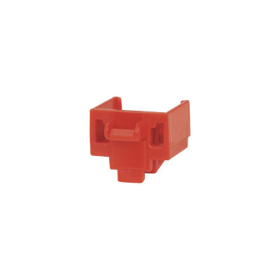 PANDUIT - PSL-DCJB - Kit de 10 Dispositivos para Bloquear Puertos RJ45 Color Rojo Incluye Llave de Extracción