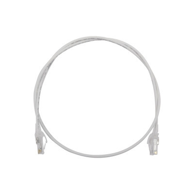 SIEMON - MC6-03-0228 - Patch Cord MC6 Modular Cat6 UTP CM/LS0H 3ft Color Blanco Diámetro Reducido (28AWG)