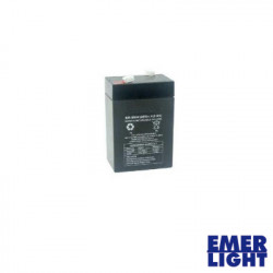 EMER LIGHT 0120770 Bateria de Repuesto para EZ-2 6 Volts 8 Ah.