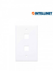 INTELLINET ITL1630002 INTELLINET 163293 - TAPA (FACEPLATE) / 2 PERFORACION / BLANCO