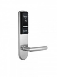 ZKTECO ZKT062014 ZKTECO LH3000R - Cerradura Derecha para Hotel / Mifare 13.56 Mhz / 40 a 55 mm Grosor de Puerta / 2 Pestillos / Acero Inoxidable / 224 Eventos