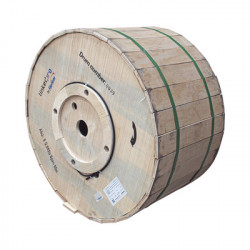LINKEDPRO BY FIBERHOME - MINI-ADSS-08C/4KM - Carrete de 4 km de Fibra Óptica Aérea Mini ADSS (ASU) G.652D Monomodo de 8 Hilos Exterior Span 80 Loose Tube