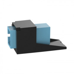 PANDUIT CMSAQSCZBL Modulo Acoplador SC Simplex para Fibra Optica Multimodo OM3/OM4 Tipo Mini-Com Color Aqua