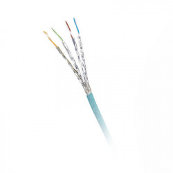 PANDUIT - ISX6X04ATL-LED - Bobina de Cable Blindado S/FTP Cat6A Uso Industrial Multifilar (Flexible) Color Azul Cerceta Bobina de 500m
