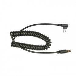 PRYME MC-EM---03 Cable para auricular HDS-EMB con atenuacion de ruido para radios Motorola GP-300 SP-50 P-1225 PRO-3150 MAG ONE DEP-450 EP-450 EP-350 y Hytera TC-500/ 518/ 600/ 610/ 620/ 700/ 1600/ 700EX.