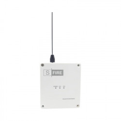 SFIRE SF-LORA-TRANS Transmisor inalambrico / Entrada de 2 contactos secos NA / Distancia maxima de transmision 2500 metros (Linea de vista)