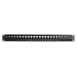 SIEMON - Z6AS-PNL-U48K - Patch Panel Z-MAX Categoría 6A Blindado de 48 puertos Plano 1UR