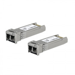 UBIQUITI NETWORKS - UF-MM-10G - UFiber Módulo SFP+ 10G transceptor MiniGibic MultiModo 10 Gbps distancia 300m conectores LC paquete de 2 piezas