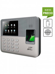 ZKTECO ZKT153012 ZKTECO LX50 - Control de Asistencia Basico / 500 Usuarios / 500 Huellas / 500 Password / Descargas USB en Hoja de Calculo