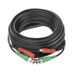EPCOM TITANIUM DIY-10M-HD Cable Coaxial Armado con Conector BNC (Video) y Alimentacion / Longitud de 10 mts / Optimizado para Camaras 4K / Uso en Interior