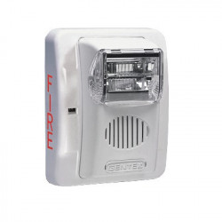 HOCHIKI HEC3-24WW Sirena con Estrobo Hochiki Color Blanco Alimentacion 24 VCD