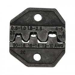 KLEIN TOOLS VDV-205-036 Matriz Ponchadora Terminales sin Aislamiento o de Cilindro Abierto 10-20 AWG.