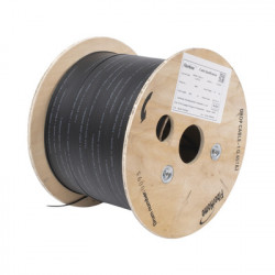 LINKEDPRO BY FIBERHOME IC-DROPA2-1C Carrete de 1 km de Fibra Optica Drop Interior/Exterior G.657A2 Monomodo de 1 hilo Dielectrica Forro Negro