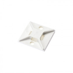 PANDUIT ABM2S-A-C Sujetador Para Cable de 4 Vias con Adhesivo 25.4 x 25.4mm (1in x 1in) Color Blanco 1 pieza