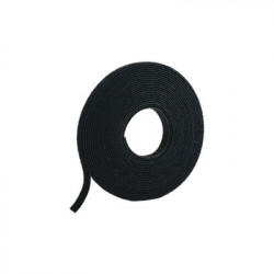 PANDUIT - HLS-15R0 - Rollo de Cinta de Contacto de 15 Pies (4.5m) de Largo 19.1 mm de Ancho Color Negro