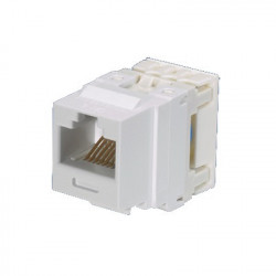 PANDUIT - NK688MEI - Conector Jack Estilo 110 (de Impacto) Tipo Keystone Categoría 6 de 8 posiciones y 8 cables Color Marfil