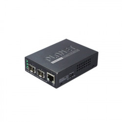 PLANET - GT-1205A - Convertidor de Medios 1000Base-T a Dual 1000BASE-X SFP