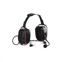 SENSEAR SM1PEWISDP01 Audifonos inteligentes de diadema detras de la cabeza (Intrinsecamente seguro) con doble proteccion de ruido para Radios Kenwood NX200G/300G