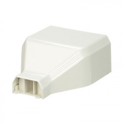 Syscom T45EEIW Conexion para techo falso/entrada para uso con canaleta T45 material ABS Color Blanco Mate