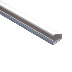 THORSMAN - TMK-1020 - Canaleta blanca tipo bisagra de PVC auto extinguible con cinta adhesiva paquete con 4 piezas de 20x10x1100mm (5101-01272)