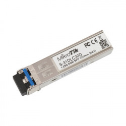 MIKROTIK - S-31DLC20D - Transceptor MiniGbic SFP 1.25G LC Duplex para fibra Mono Modo 20 KM