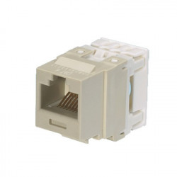 PANDUIT - NK688MIW - Conector Jack Estilo 110 (de Impacto) Tipo Keystone Categoría 6 de 8 posiciones y 8 cables Color Blanco mate