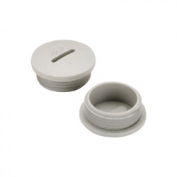RAWELT TA-0371 Tapon roscado de 1/2" para caja cuadrada a prueba de intemperie.