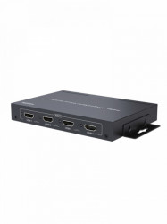 SAXXON TVT017007 SAXXON LKV401MS- Switch multi vista HDMI/ 4 Puertos de entrada HDMI/ 1 Puerto de salida HDMI/ Resolucion 1080P/ Modo cuatro salidas de video en un solo monitor/ Modo Doble vista