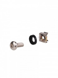 SBE TECH SBT1660001 SBETECH JTE1224- JUEGO DE TUERCA ENJAULADA Y TORNILLO / 50 PIEZAS/ TORNILLOS 12-24/ PARA MONTAJE DE EQUIPO EN GABINETES