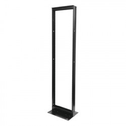 SIEMON - RS1-07-S - Rack de Dos Postes Estándar de 19" Numerado Fabricado en Acero y 45 Unidades de Rack Color Negro