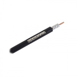 Times Microwave LMR-LW240/100 RG-8X Carrete 100m Cable Coaxial de Baja perdida Conductor Central de Cobre 50 Ohms