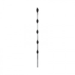 YONUSA FENCEPOST3 Poste de 1.2 m fabricado en tubo de acero galvanizado con 5 aisladores de paso