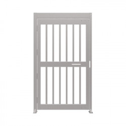 ALVARADO MSG-48-SS Puerta de Alta Seguridad de Cuerpo Completo Acabado en Acero Inoxidable