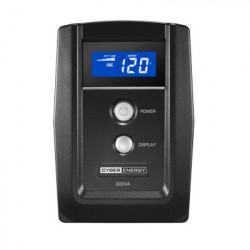 CYBERPOWER OM900ATLCD UPS de 900 VA/540 W Topologia Linea Interactiva Entrada 120 Vca NEMA 5-15P y 6 Salidas NEMA 5-15R Con Regulador de Voltaje (AVR)