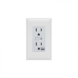 JASCO 14315 Tomacorriente con senal inalambrica Z-WAVE compatible con HUB HC7 puede ser un panel de alarma L5210 L7000 con Total Connect
