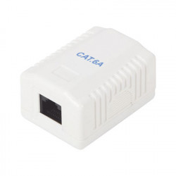LINKEDPRO - LP-WP-38-C6A - Caja de pared con 1 puerto incluye 1 jack UTP Cat6A