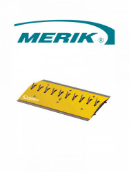 MERIK MER151027 MERIK 12300PY - Cobra seccion de picos poncha llantas de montaje en superficie / Tramo de 91cm / Color amarillo / No incluye biseles laterales