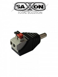 SAXXON TVN0810016 SAXXON PSUBR16H - Bolsa de 10 adaptadores tipo jack macho polarizado de 12 VCD/ Con terminales de presion/ Facil conexion/