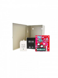 SEC Kit Fuente De Poder 1 - Kit De Poder Contiene 1 Fuente De Poder De 1.5 Amp, Bateria De Respaldo, Transformador Y Gabinete