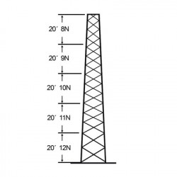 SSV-30M-128 ROHN SSV30M128