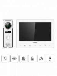 DAHUA DHT2170004 DAHUA KTA02- Kit de Videoportero Analogico/ Monitor de 7 pulgadas/ Camara de 1.3 MP/ Frente de calle IP66