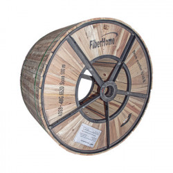 LINKEDPRO BY FIBERHOME OC-ADSS-48C-S100/4KM Carrete de 4 km de Fibra Optica Aerea (ADSS) G.652D Monomodo de 48 Hilos Exterior Span 100 Loose Tube