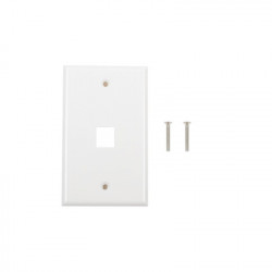LINKEDPRO LP-FP-16 Placa de pared de 1 puerto Keystone Color Blanco